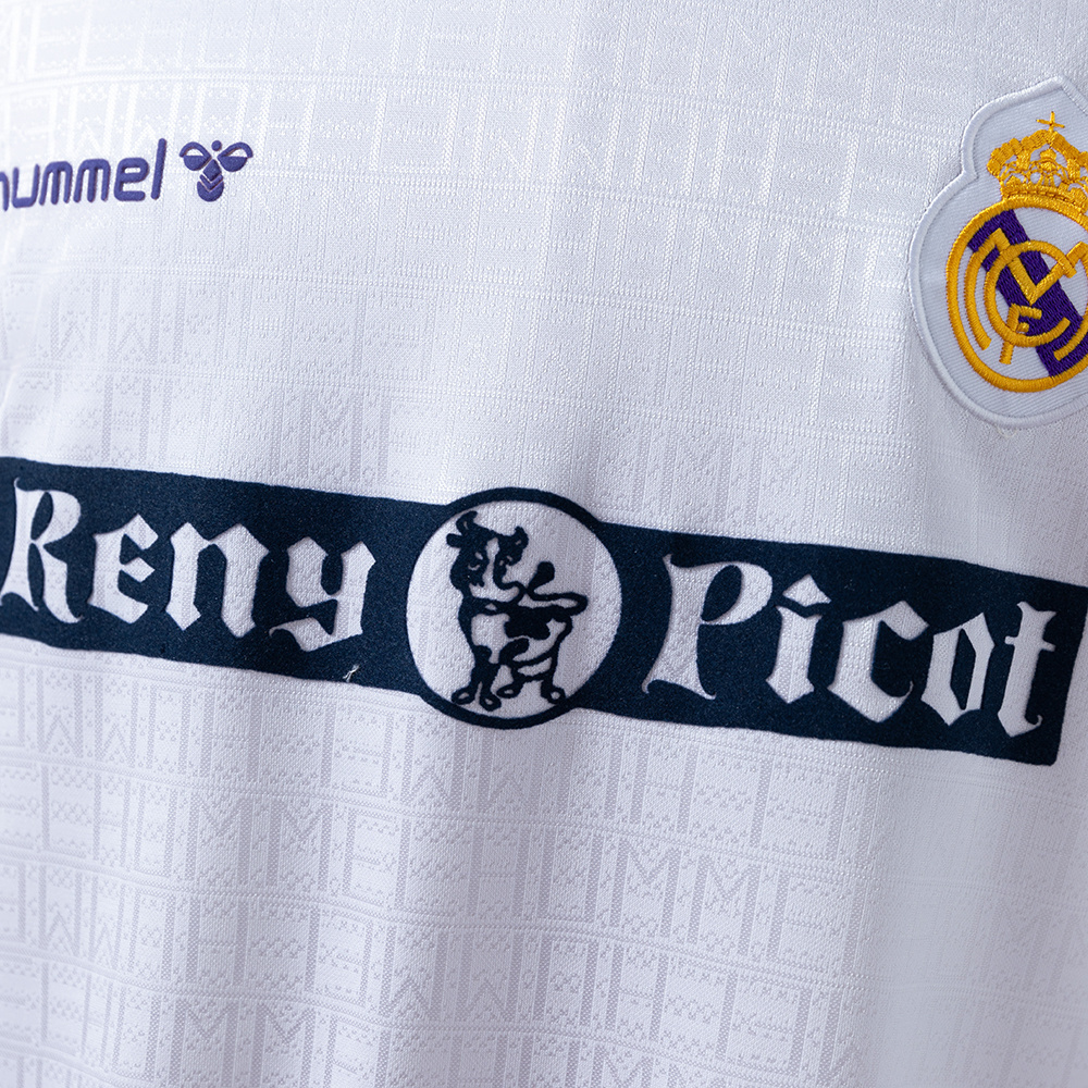 Real Madrid 1988/90 Home Retro Jersey – Vintage Replica Football Soccer Shirt – S–XXL