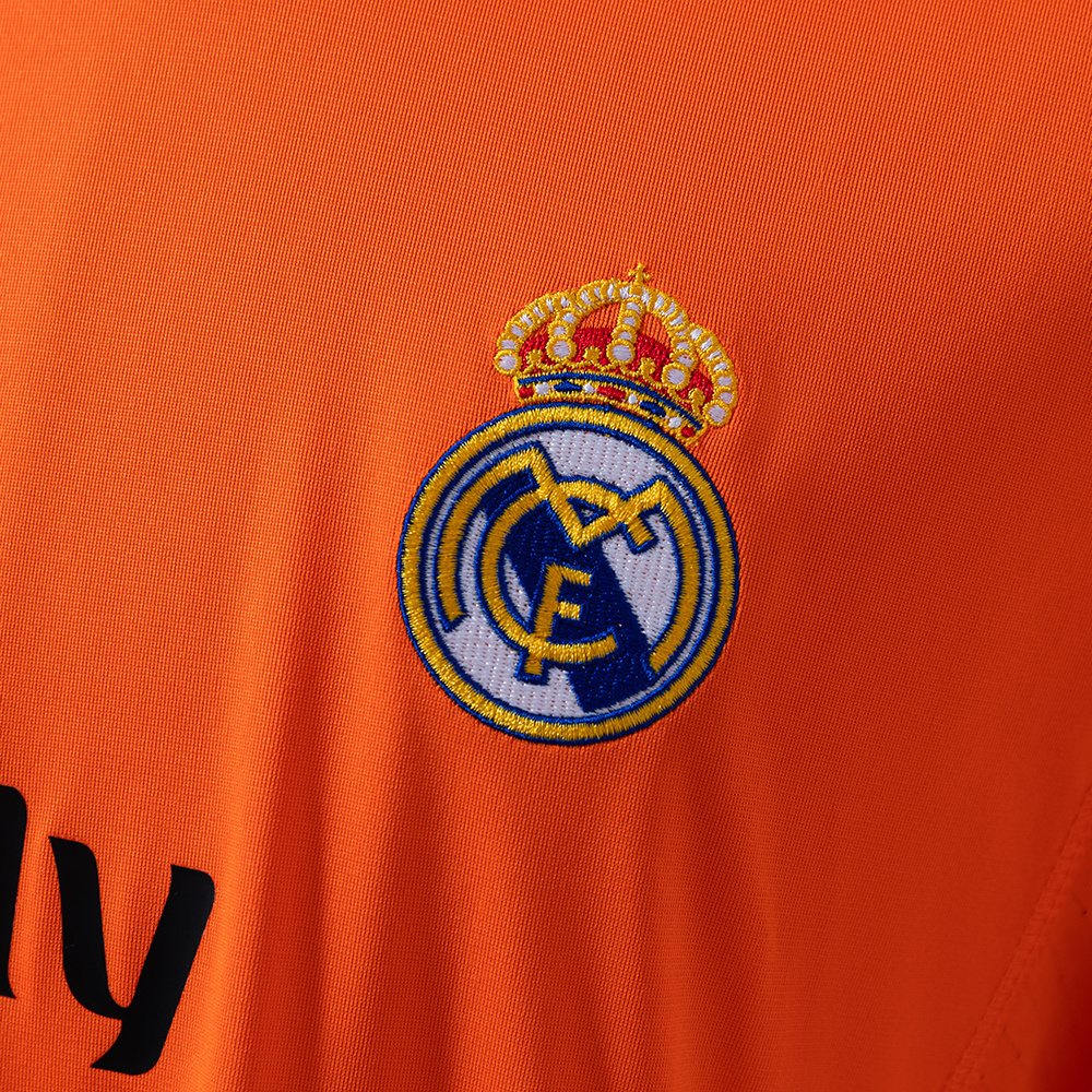 Real Madrid 2013/14 Second Away Long Sleeve Retro Jersey – Vintage Replica Football Soccer Shirt – S–XXL