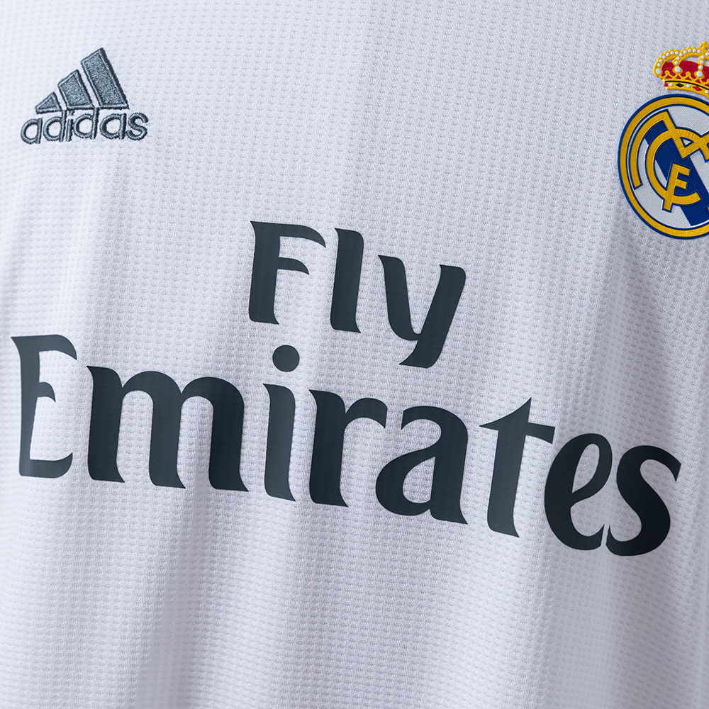 Real Madrid 2015/16 Home Long Sleeve Retro Jersey – Vintage Replica Football Soccer Shirt – S–XXL