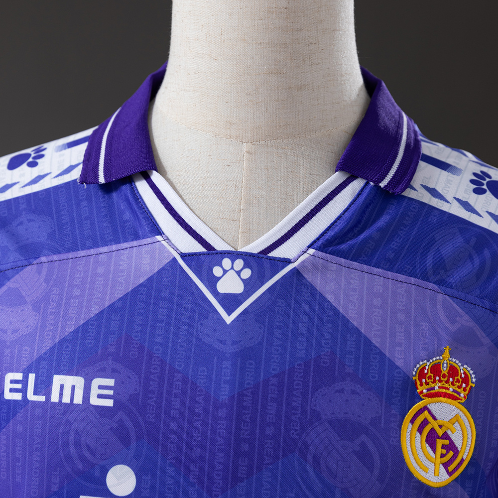 Real Madrid 1996/97 Away Retro Jersey – Vintage Replica Football Soccer Shirt – S–XXL