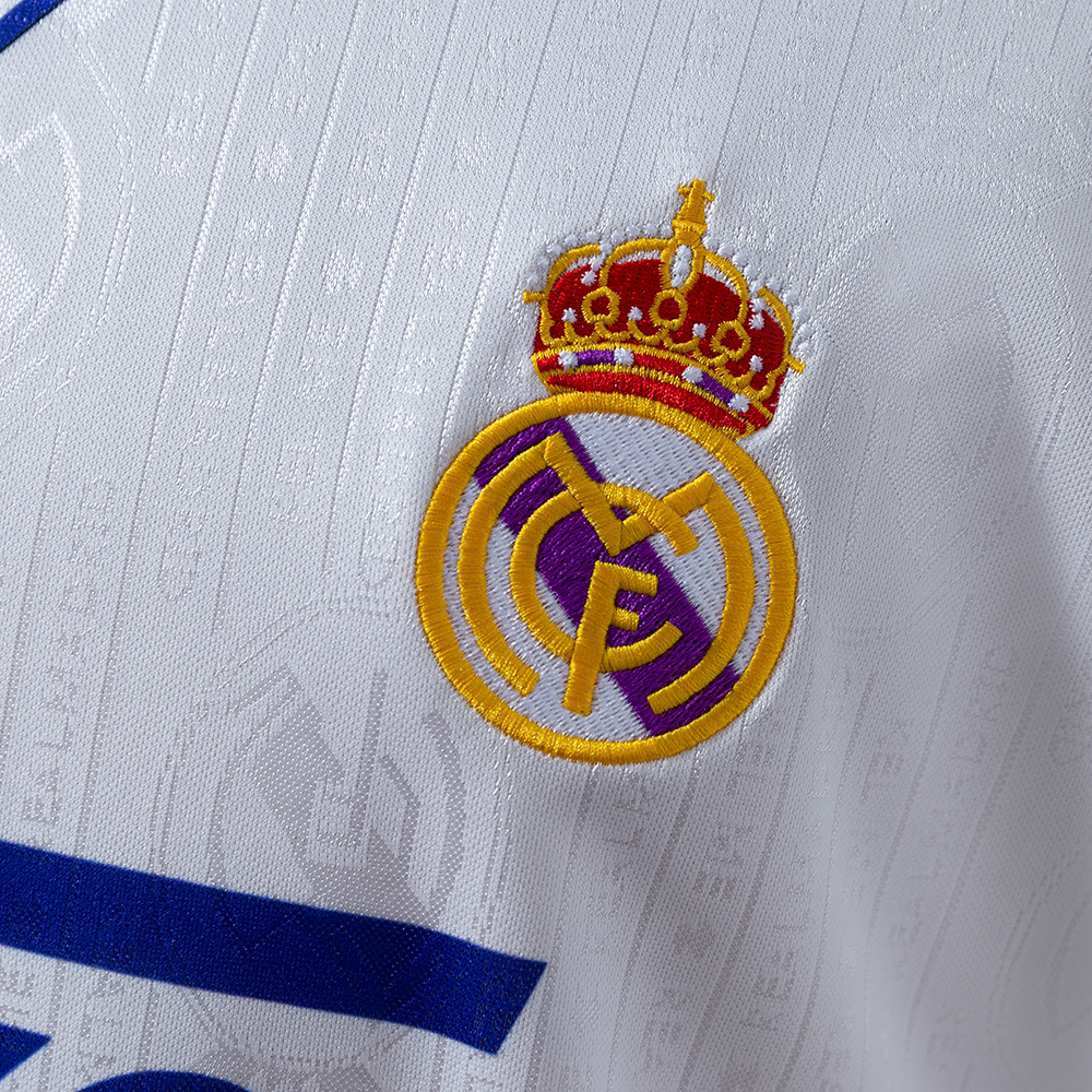 Real Madrid 1996/97 Home Retro Jersey – Vintage Replica Football Soccer Shirt – S–XXL