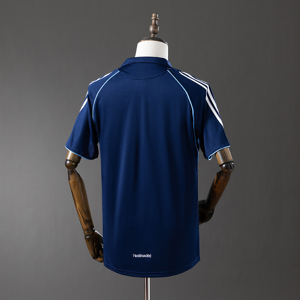 Real Madrid 2005/06 Away Retro Jersey – Vintage Replica Football Soccer Shirt – S–XXL