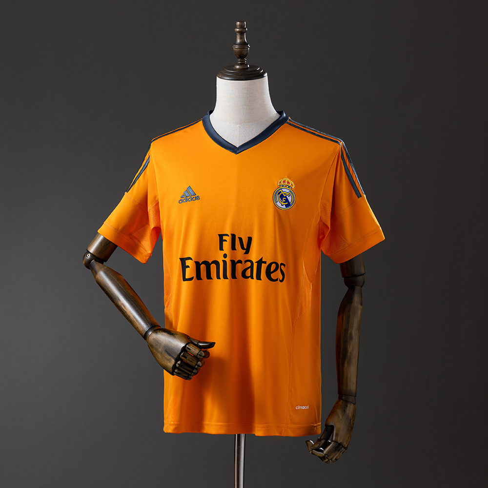 Real Madrid 2013/14 Third Away Retro Jersey – Vintage Replica Football Soccer Shirt – S–XXL