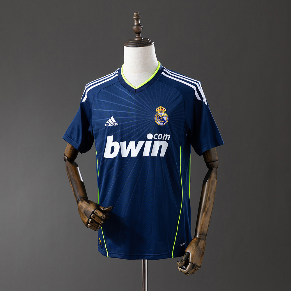 Real Madrid 2010/11 Away Retro Jersey – Vintage Replica Football Soccer Shirt – S–XXL