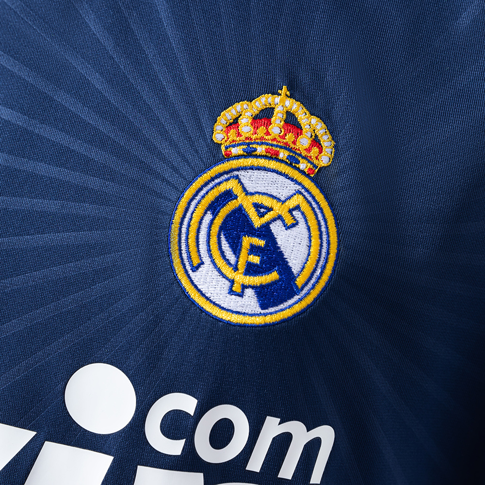 Real Madrid 2010/11 Away Long Sleeve Retro Jersey – Vintage Replica Football Soccer Shirt – S–XXL