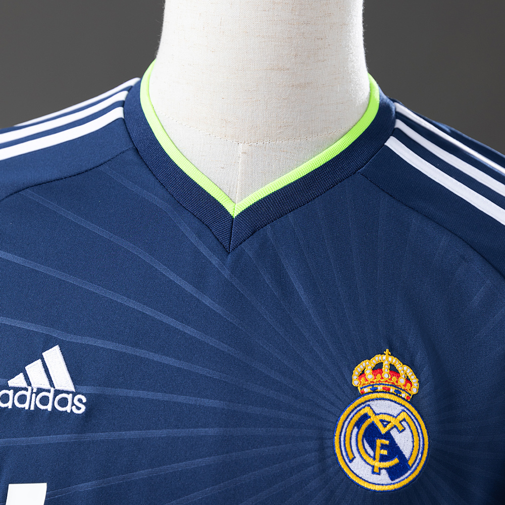 Real Madrid 2010/11 Away Long Sleeve Retro Jersey – Vintage Replica Football Soccer Shirt – S–XXL