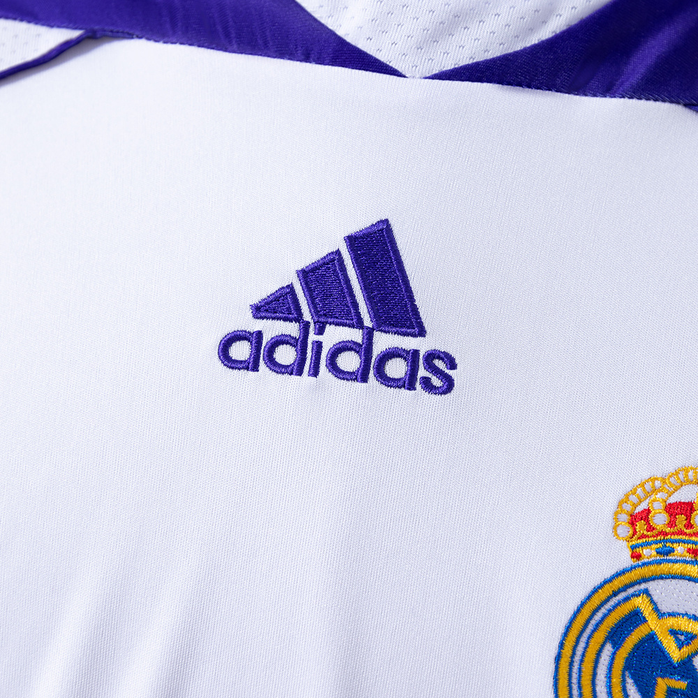 Real Madrid 2007/08 Home Retro Jersey – Vintage Replica Football Soccer Shirt – S–XXL