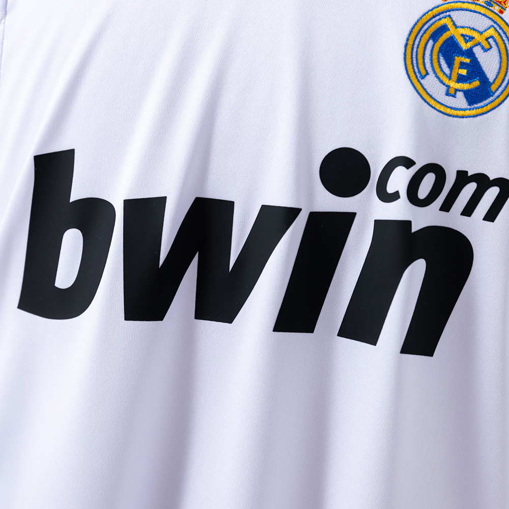 Real Madrid 2007/08 Home Retro Jersey – Vintage Replica Football Soccer Shirt – S–XXL