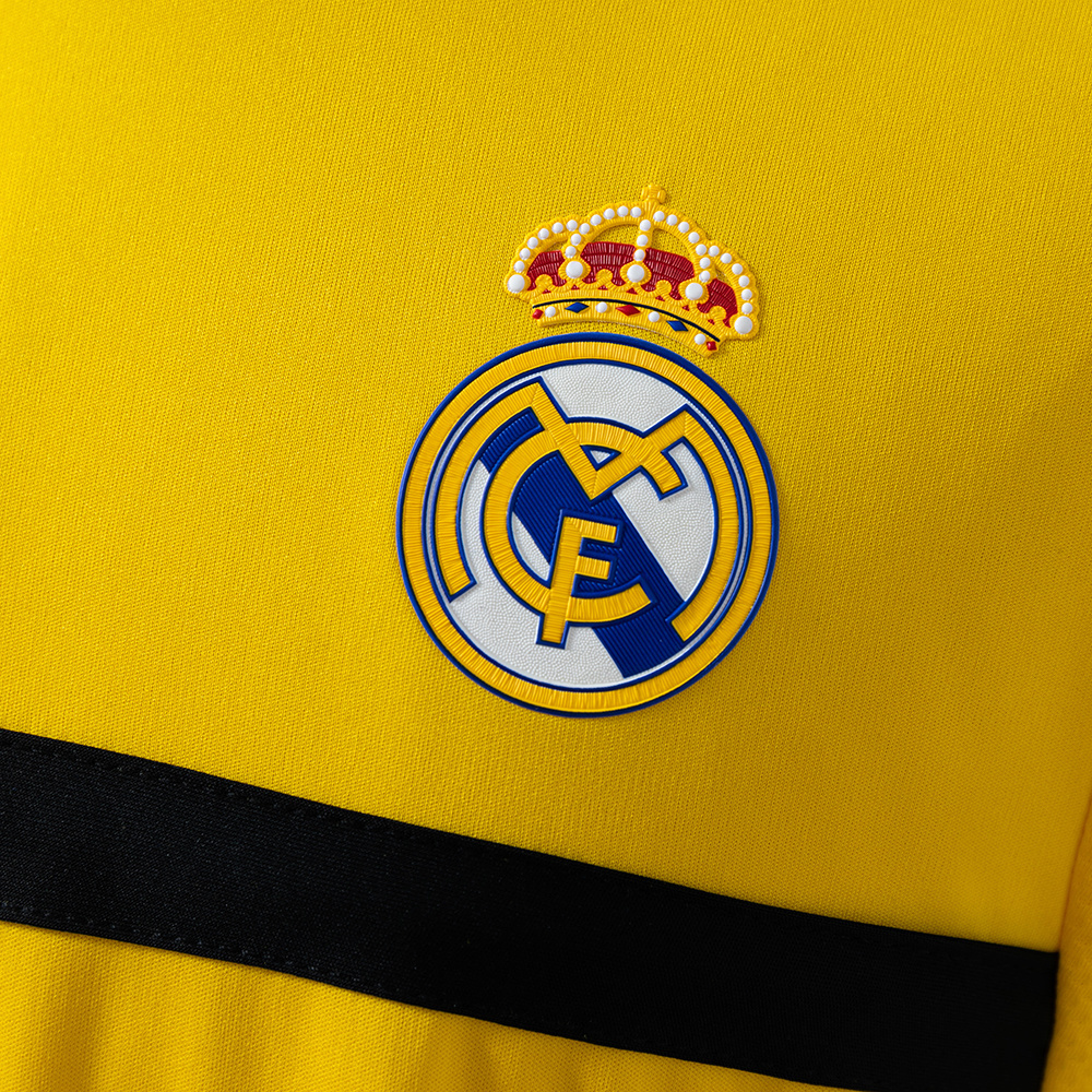Real Madrid 2011/12 Yellow Goalkeeper Retro Jersey – Vintage Replica Football Soccer Shirt – S–XXL