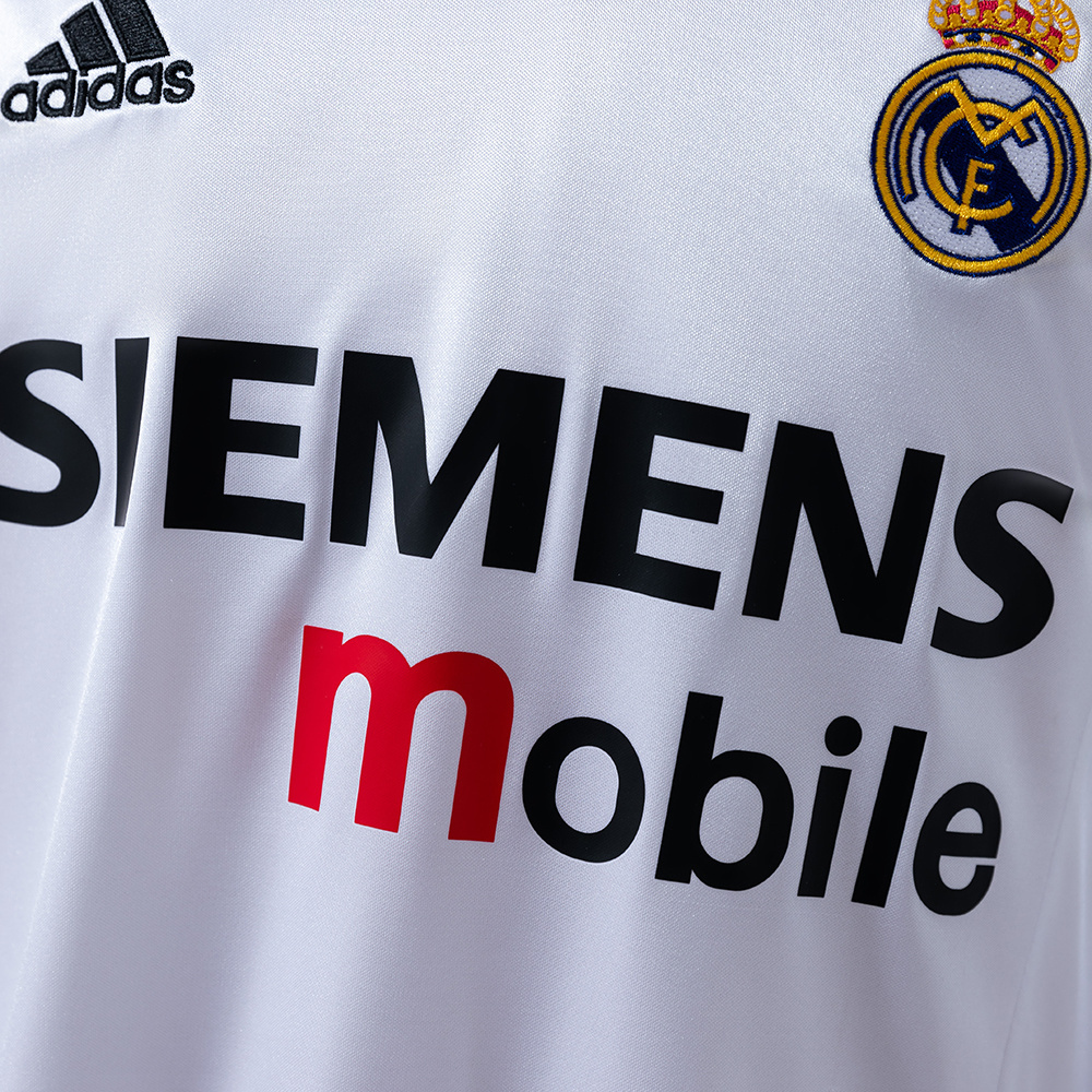 Real Madrid 2004/05 Home Retro Jersey – Vintage Replica Football Soccer Shirt – S–XXL
