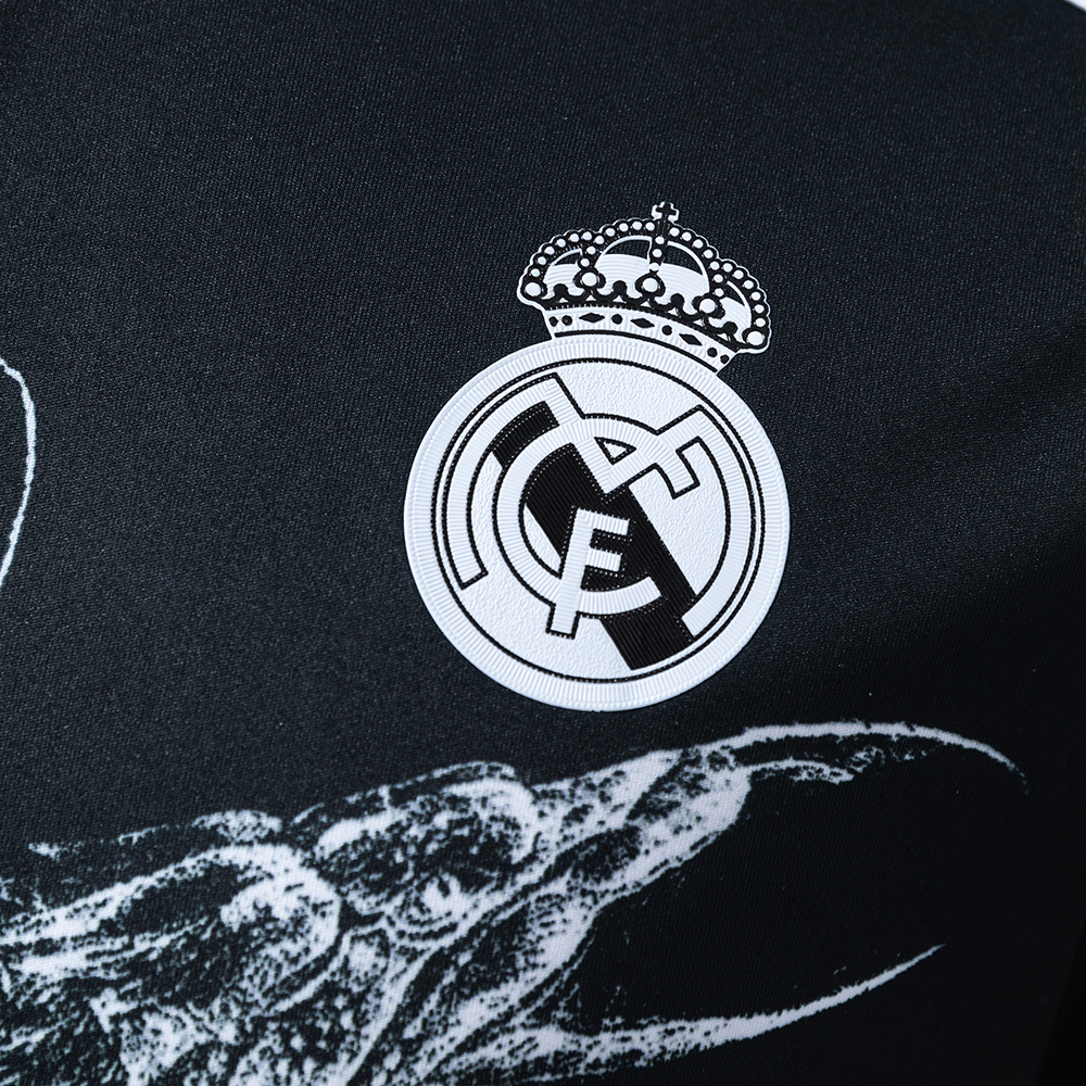 Real Madrid 2014/15 Second Away Long Sleeve Retro Jersey – Vintage Replica Football Soccer Shirt – S–XXL