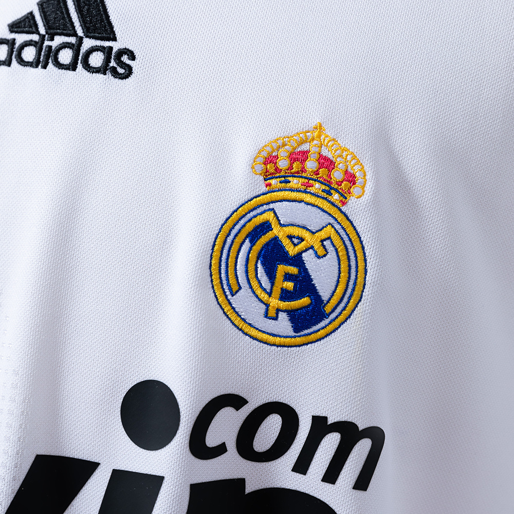 Real Madrid 2008/09 Home Retro Jersey – Vintage Replica Football Soccer Shirt – S–XXL