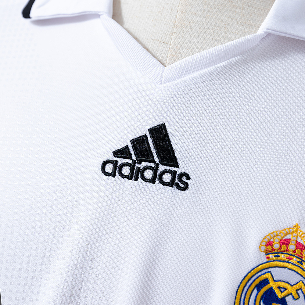 Real Madrid 2008/09 Home Retro Jersey – Vintage Replica Football Soccer Shirt – S–XXL