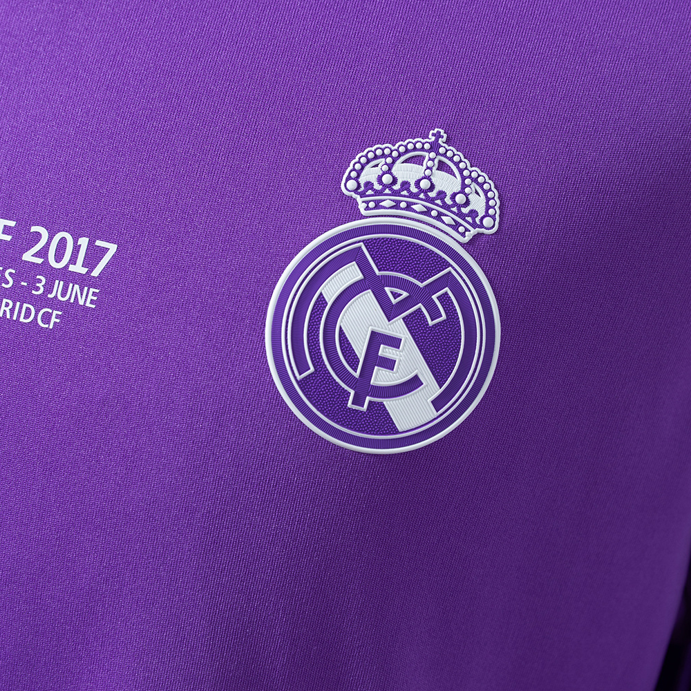 Real Madrid 2016/17 Away Long Sleeve Retro Jersey – Vintage Replica Football Soccer Shirt – S–XXL