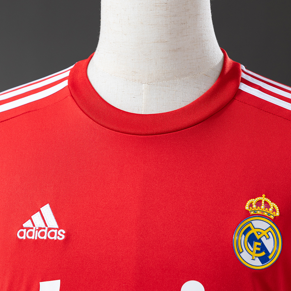 Real Madrid 2011/12 Second Away Long Sleeve Retro Jersey – Vintage Replica Football Soccer Shirt – S–XXL