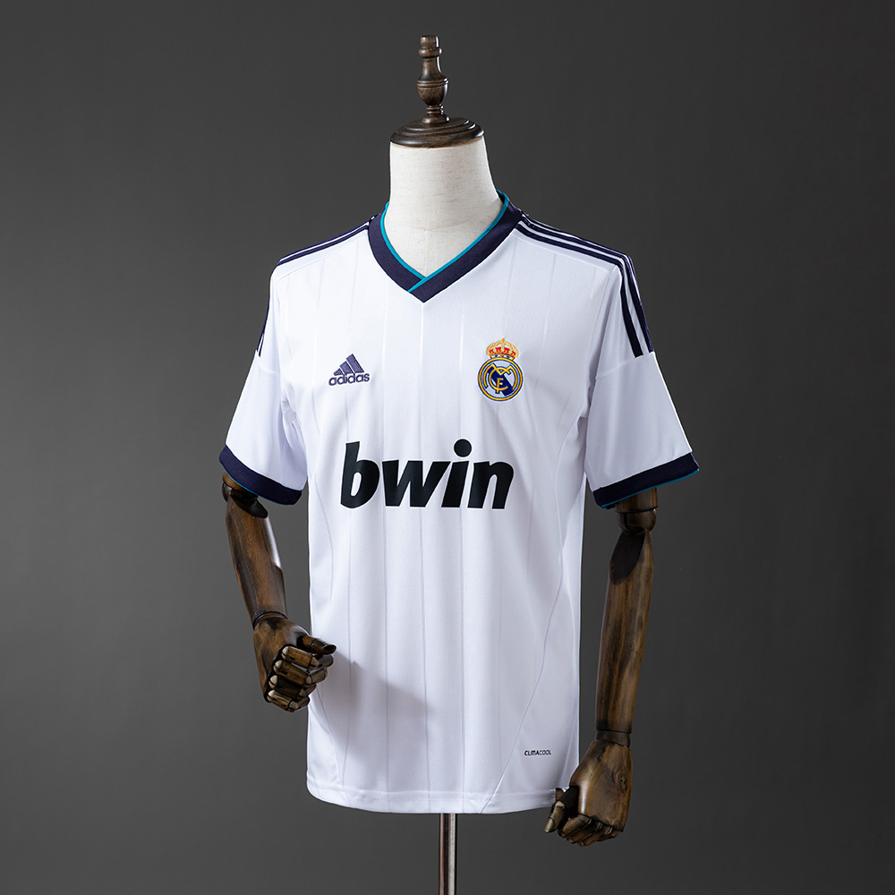 Real Madrid 2012/13 Home Retro Jersey – Vintage Replica Football Soccer Shirt – S–XXL