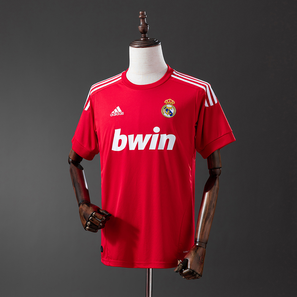 Real Madrid 2011/12 Second Away Retro Jersey – Vintage Replica Football Soccer Shirt – S–XXL