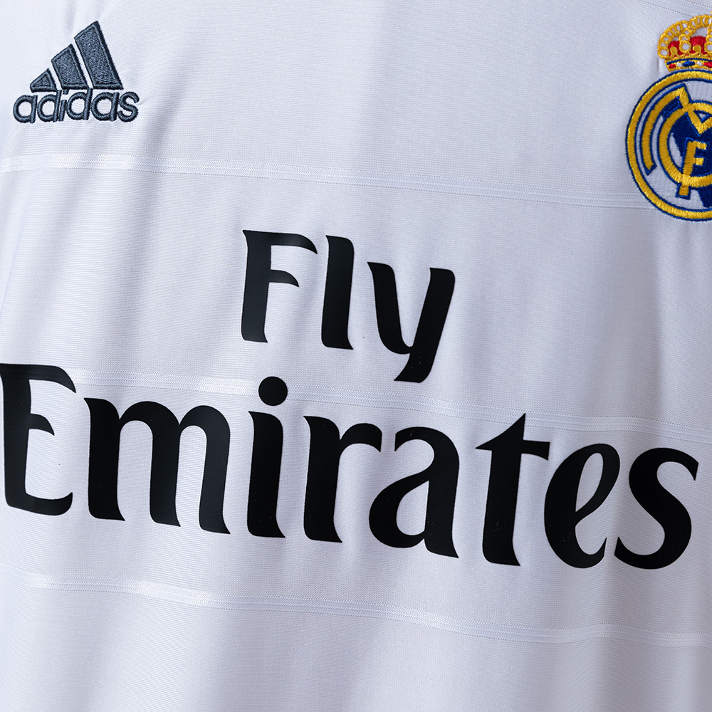 Real Madrid 2013/14 Home Long Sleeve Retro Jersey – Vintage Replica Football Soccer Shirt – S–XXL