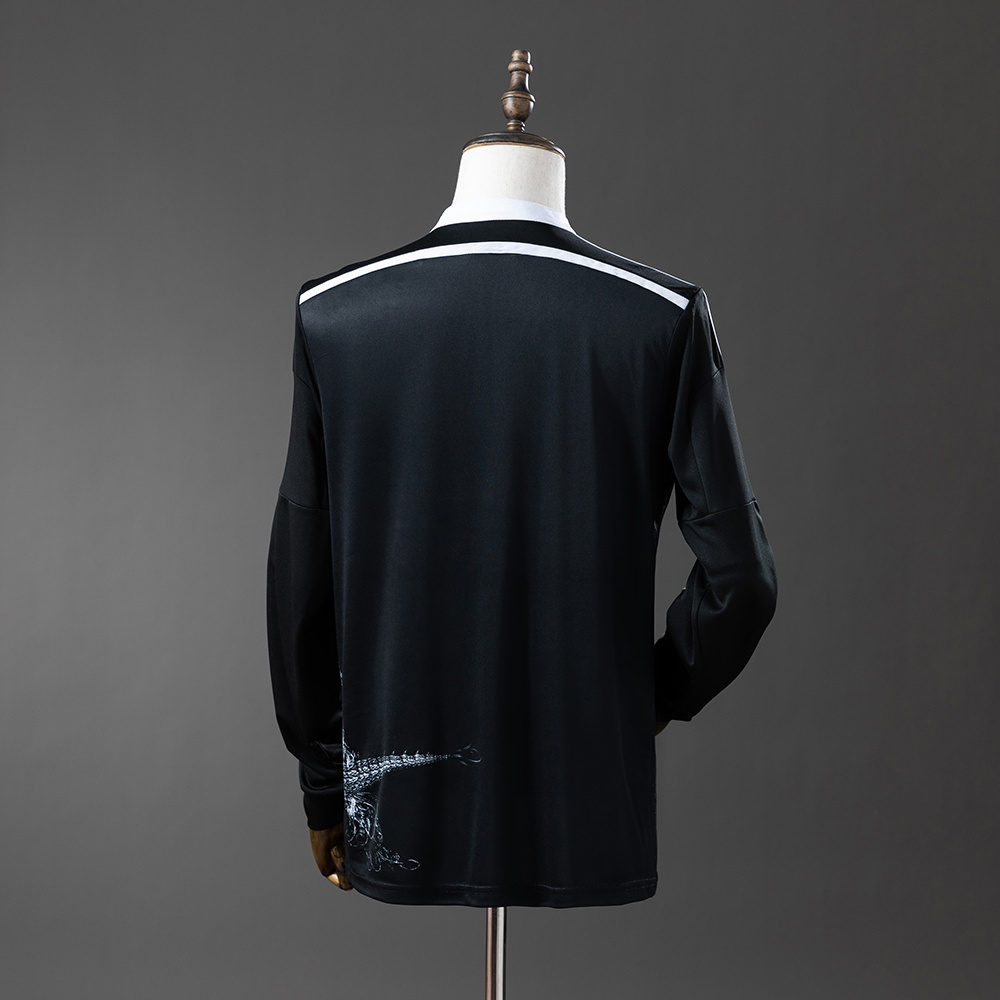 Real Madrid 2014/15 Second Away Long Sleeve Retro Jersey – Vintage Replica Football Soccer Shirt – S–XXL