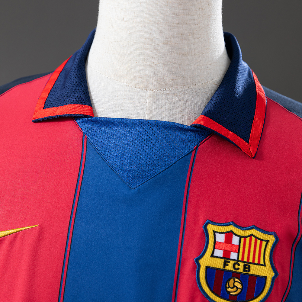 Barcelona 2003/04 Home Retro Jersey – Vintage Replica Football Soccer Shirt – S–XXL