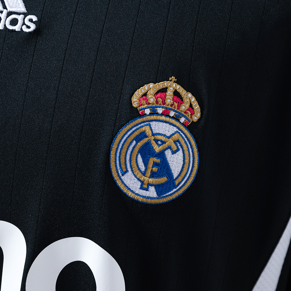 Real Madrid 2006/07 Second Away Long Sleeve Retro Jersey – Vintage Replica Football Soccer Shirt – S–XXL