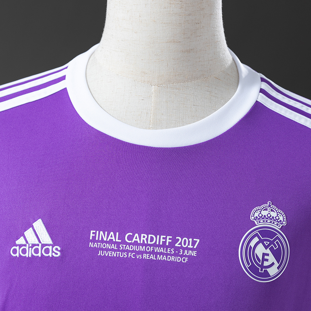 Real Madrid 2016/17 Away Long Sleeve Retro Jersey – Vintage Replica Football Soccer Shirt – S–XXL