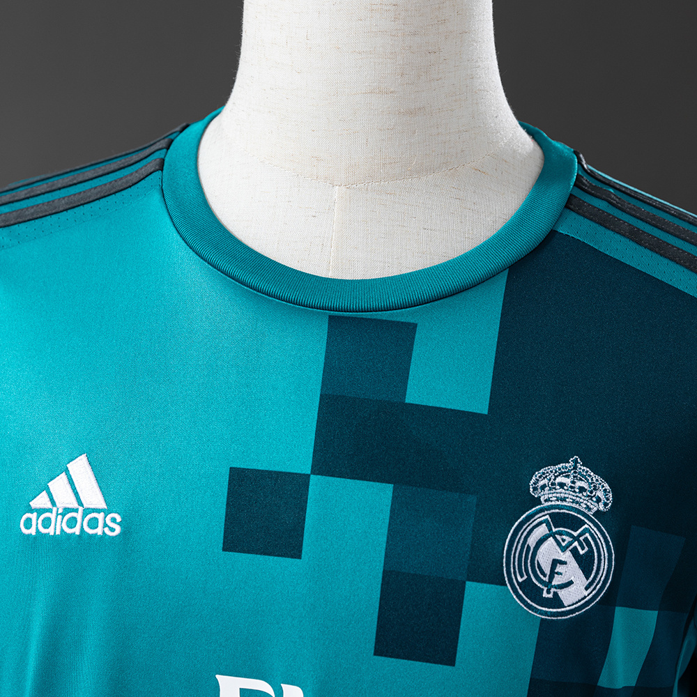 Real Madrid 2017/18 Second Away Retro Jersey – Vintage Replica Football Soccer Shirt – S–XXL