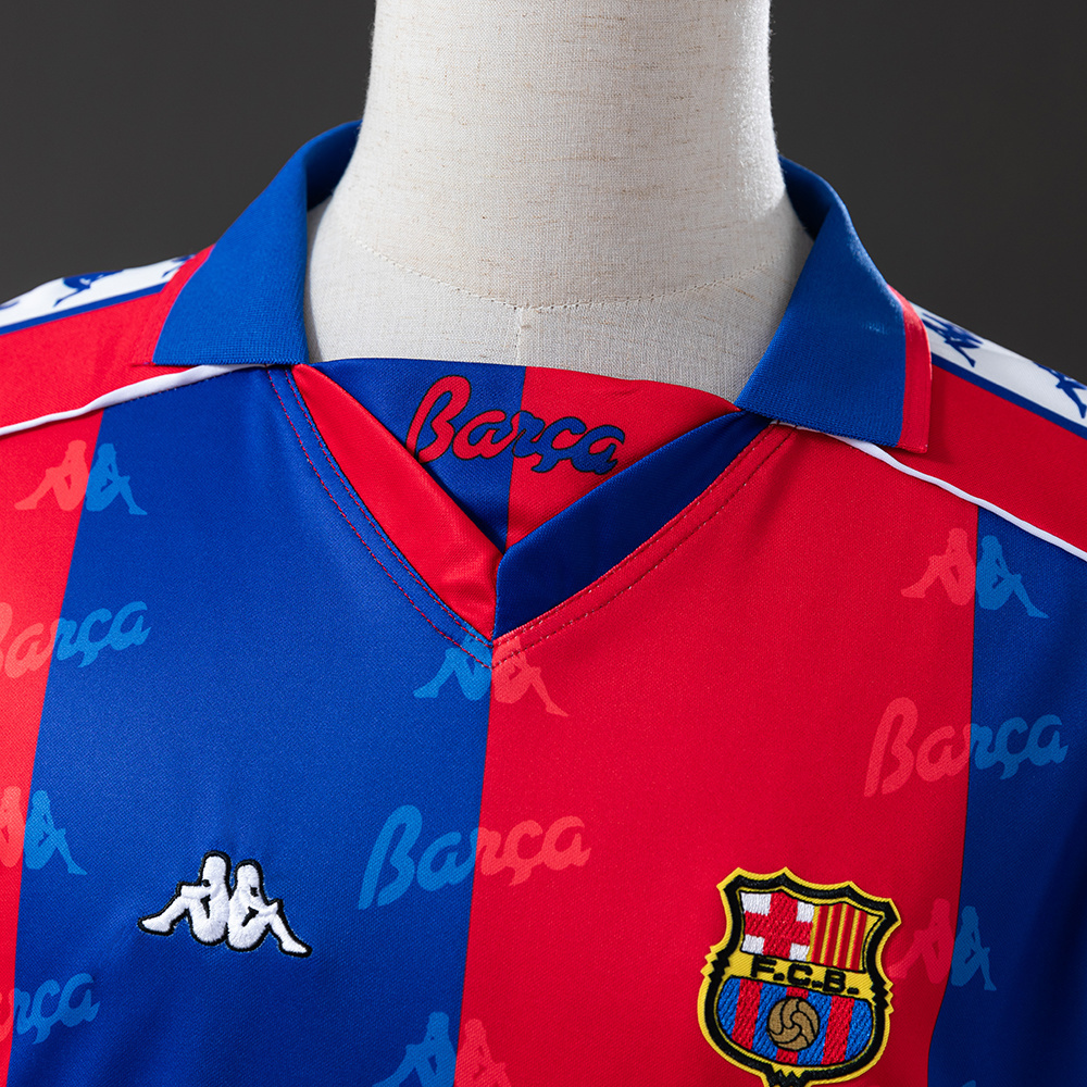 Barcelona 1992/95 Home Retro Jersey – Vintage Replica Football Soccer Shirt – Size S–XXL