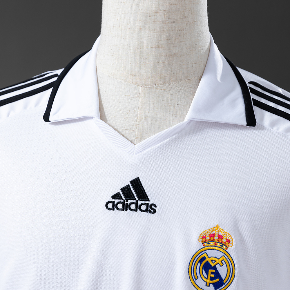 Real Madrid 2008/09 Home Retro Jersey – Vintage Replica Football Soccer Shirt – S–XXL