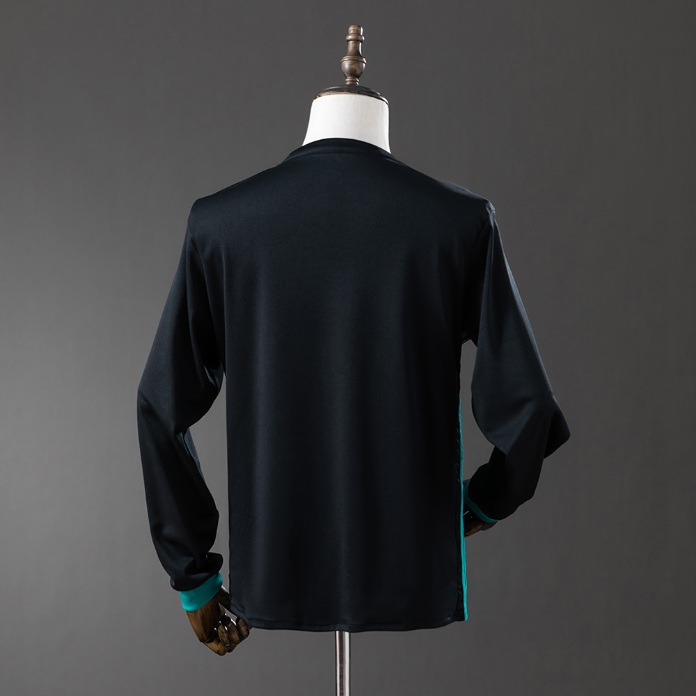 Real Madrid 2017/18 Away Long Sleeve Retro Jersey – Vintage Replica Football Soccer Shirt – S–XXL