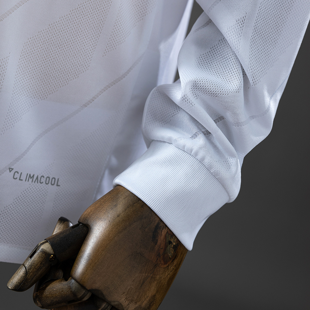 Real Madrid 2017/18 Home Long Sleeve Retro Jersey – Vintage Replica Football Soccer Shirt – S–XXL