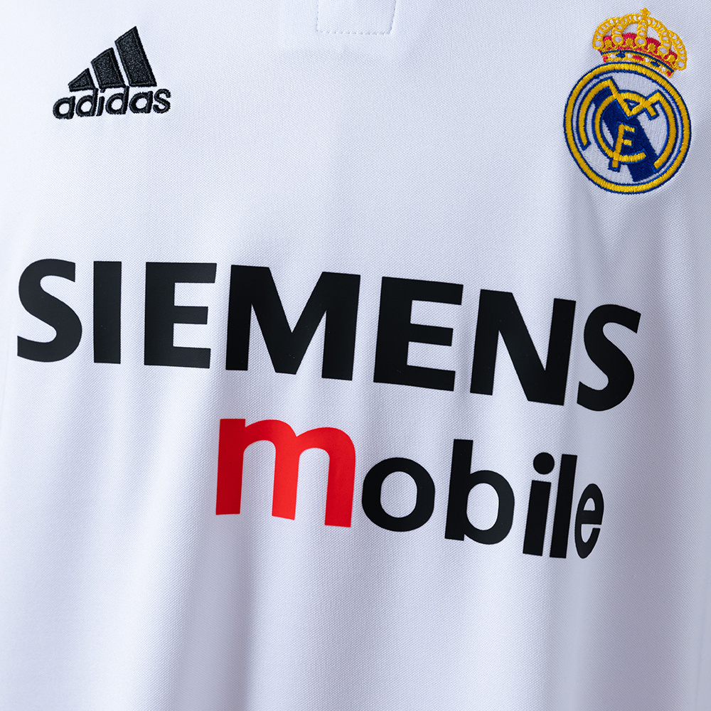 Real Madrid 2003/04 Home Retro Jersey – Vintage Replica Football Soccer Shirt – S–XXL