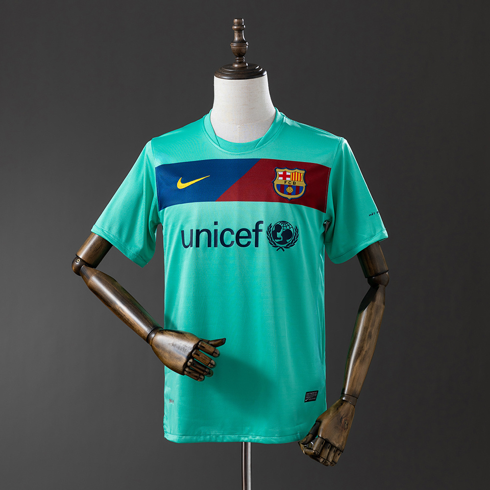 Barcelona 2010/11 Away Retro Jersey – Vintage Replica Football Soccer Shirt – S–XXL