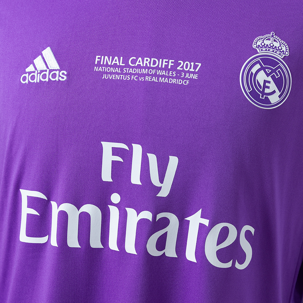 Real Madrid 2016/17 Away Long Sleeve Retro Jersey – Vintage Replica Football Soccer Shirt – S–XXL