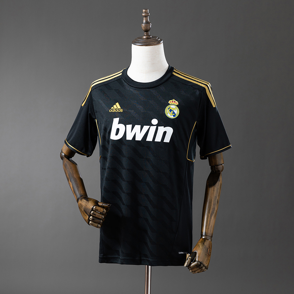 Real Madrid 2011/12 Away Retro Jersey – Vintage Replica Football Soccer Shirt – S–XXL