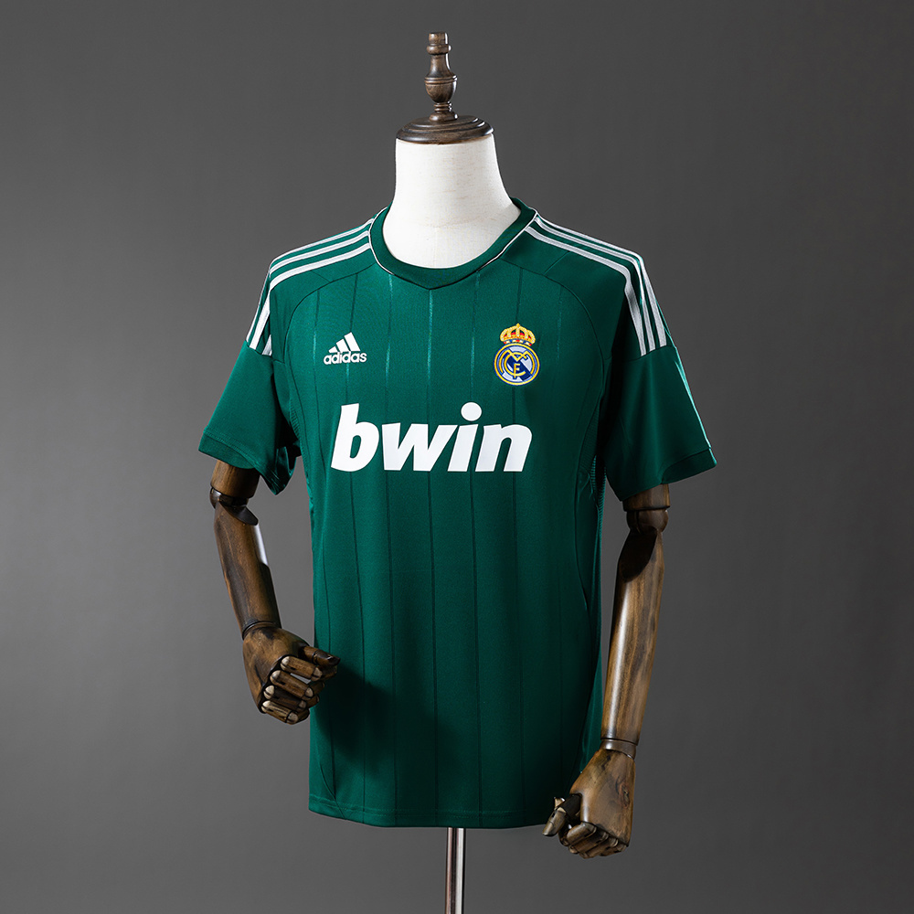 Real Madrid 2012/13 Second Away Retro Jersey – Vintage Replica Football Soccer Shirt – S–XXL