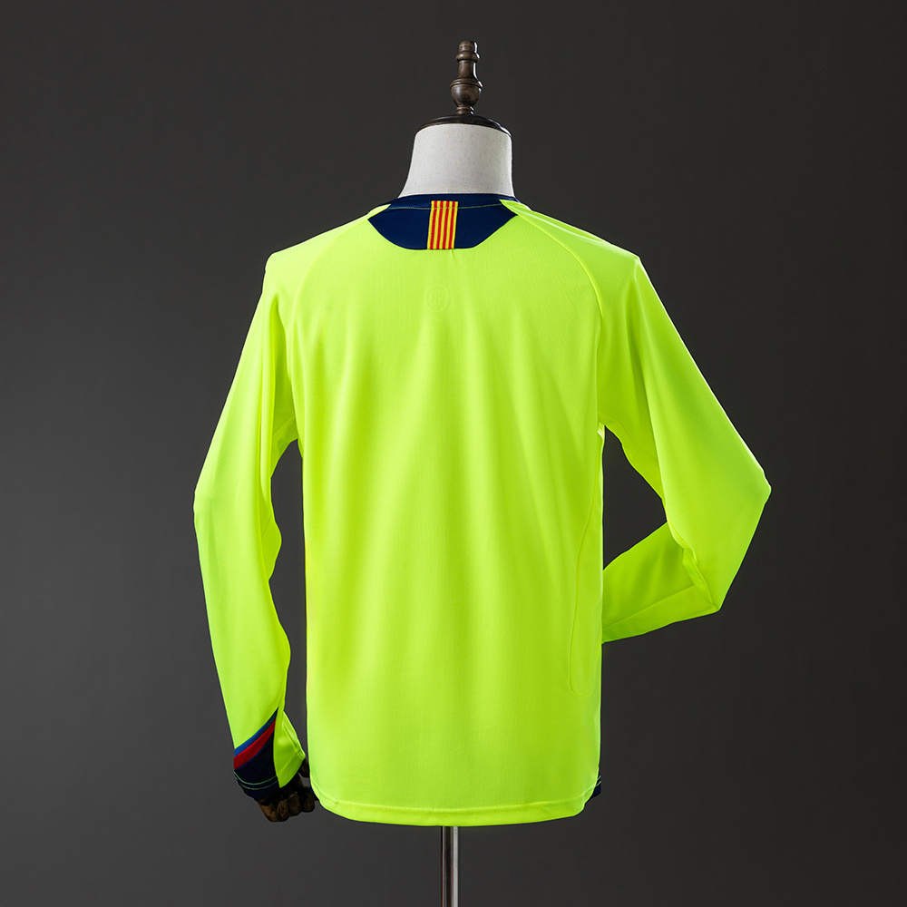 Barcelona 2005/06 Away Long Sleeve Retro Jersey – Vintage Replica Football Soccer Shirt – S–XXL