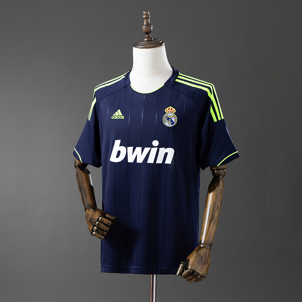 Real Madrid 2012/13 Away Retro Jersey – Vintage Replica Football Soccer Shirt – S–XXL