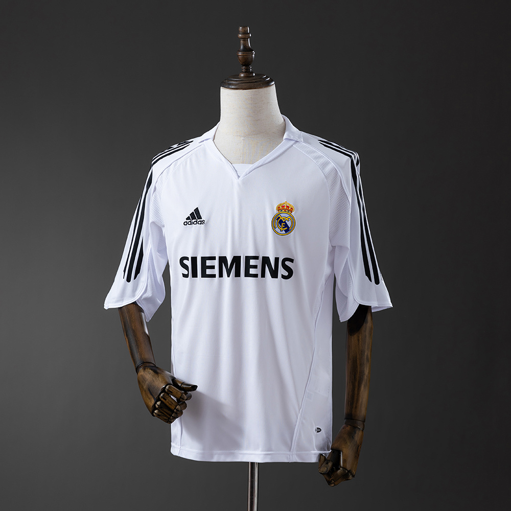 Real Madrid 2005/06 Home Retro Jersey – Vintage Replica Football Soccer Shirt – S–XXL