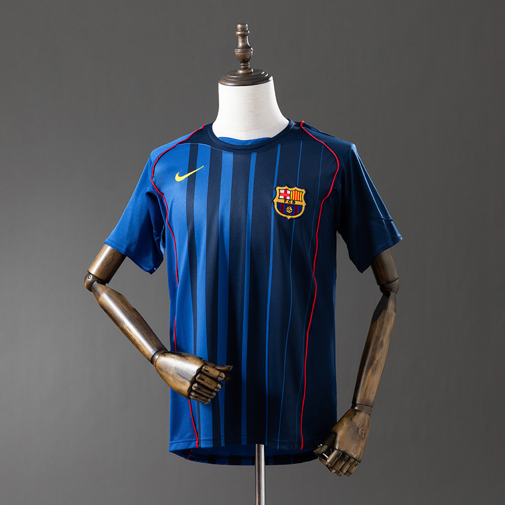 Barcelona 2004/05 Away Retro Jersey – Vintage Replica Football Soccer Shirt – S–XXL