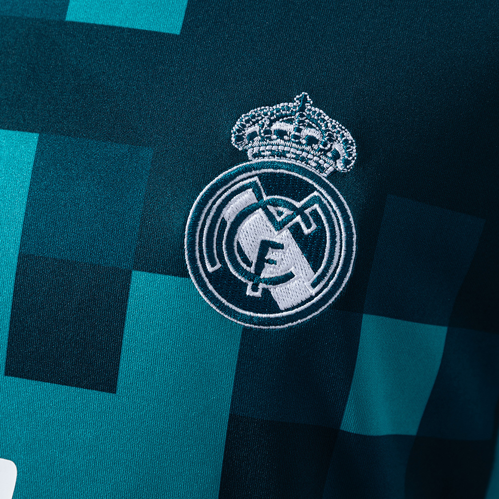 Real Madrid 2017/18 Second Away Retro Jersey – Vintage Replica Football Soccer Shirt – S–XXL