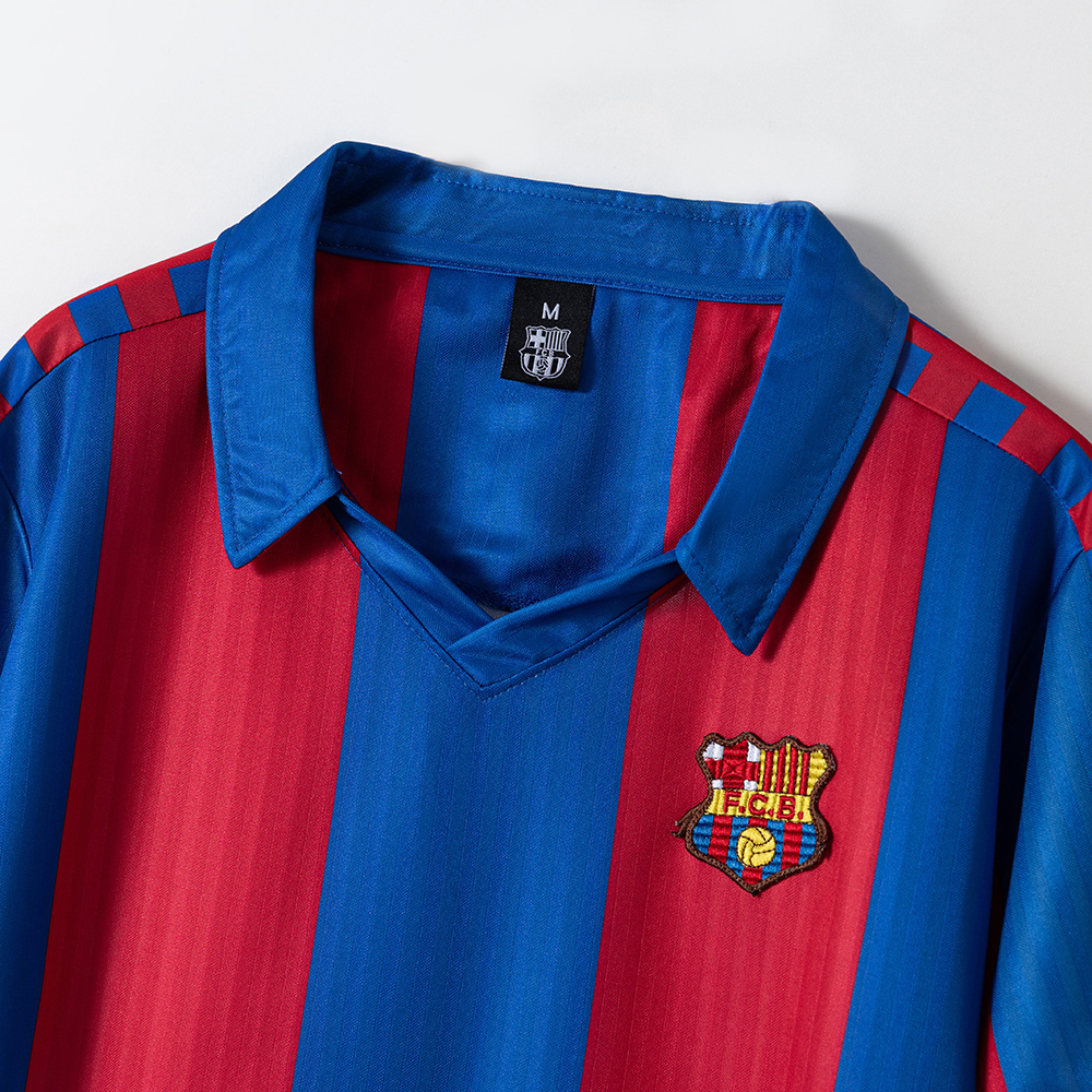 Barcelona 1990/92 Home Retro Jersey – Vintage Replica Football Soccer Shirt – Size S–4XL