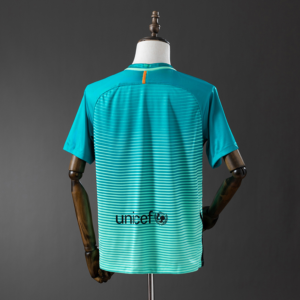 Barcelona 2016/17 Second Away Retro Jersey – Vintage Replica Football Soccer Shirt – Size S–XXL