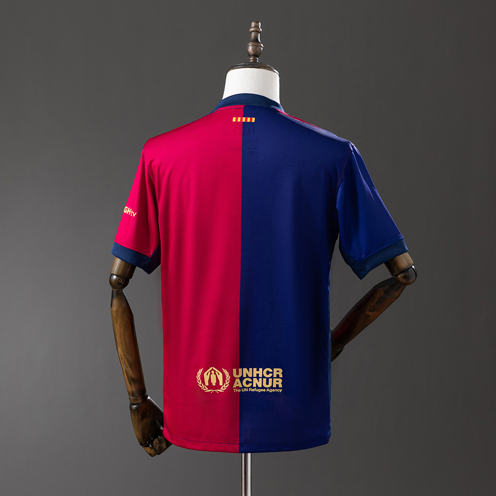 Barcelona 24/25 Home x TRAVIS SCOTT Limited Edition Jersey – Vintage Replica Football Soccer Shirt – Size S–4XL