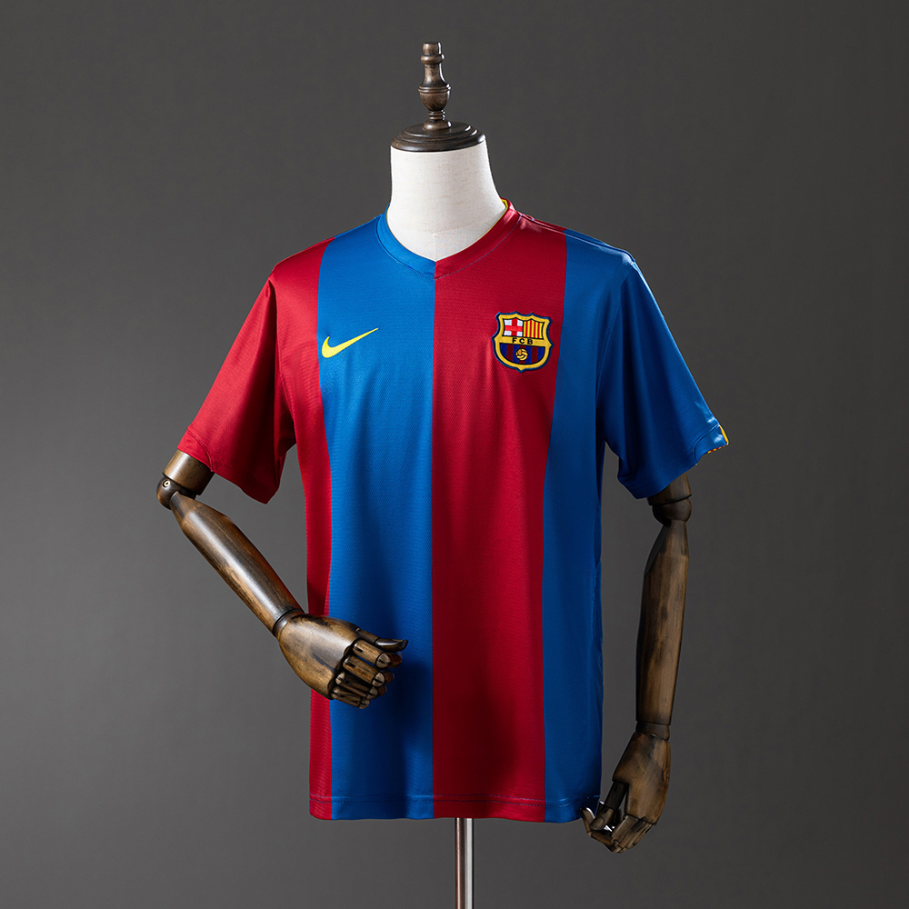 Barcelona 2006/07 Home Retro Jersey – Vintage Replica Football Soccer Shirt – Size S–XXL
