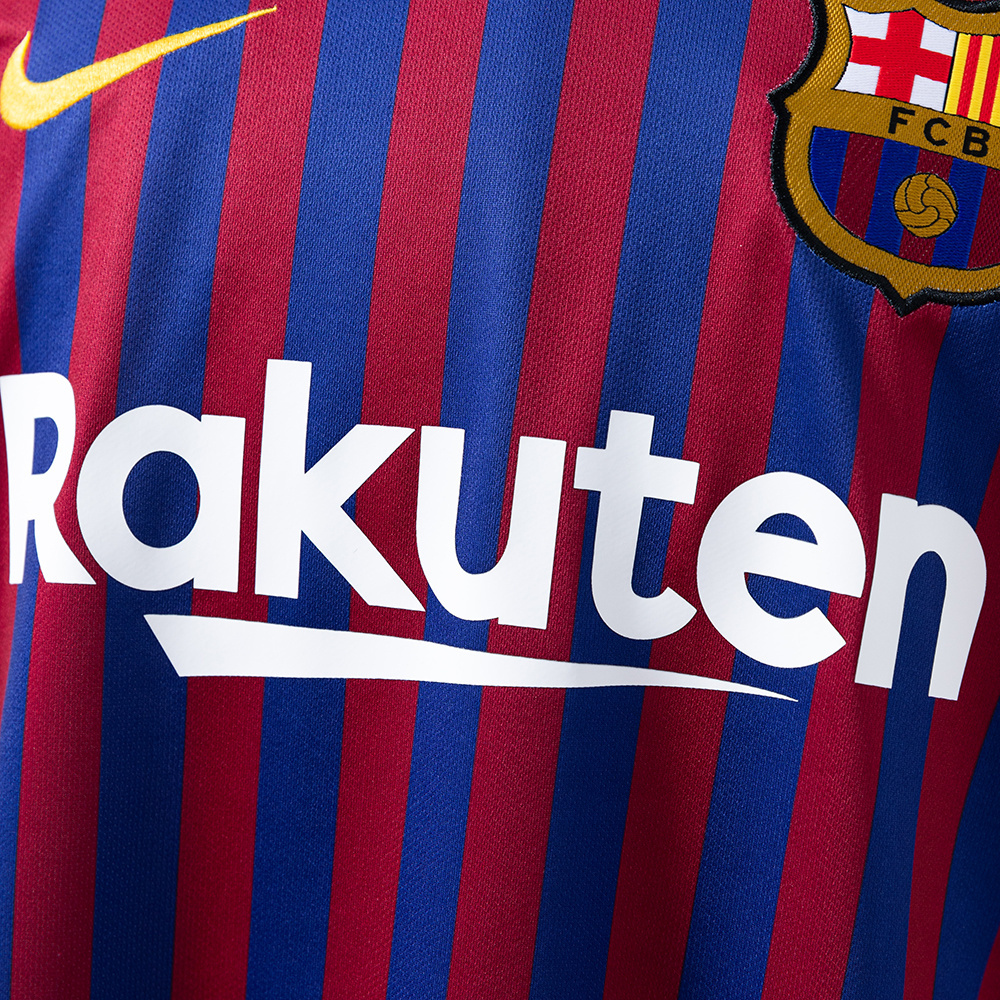 Barcelona 2018/19 Home Retro Jersey – Vintage Replica Football Soccer Shirt – Size S–XXL