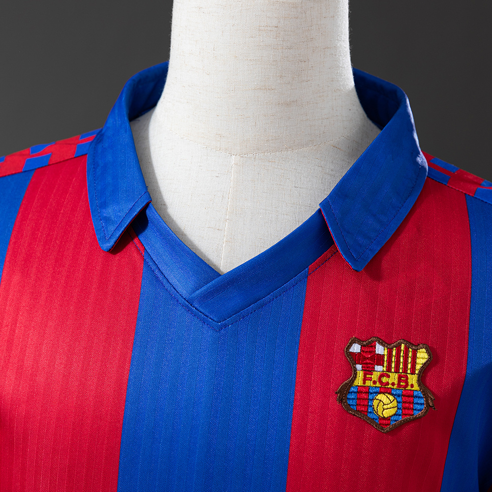 Barcelona 1990/92 Home Retro Jersey – Vintage Replica Football Soccer Shirt – Size S–4XL