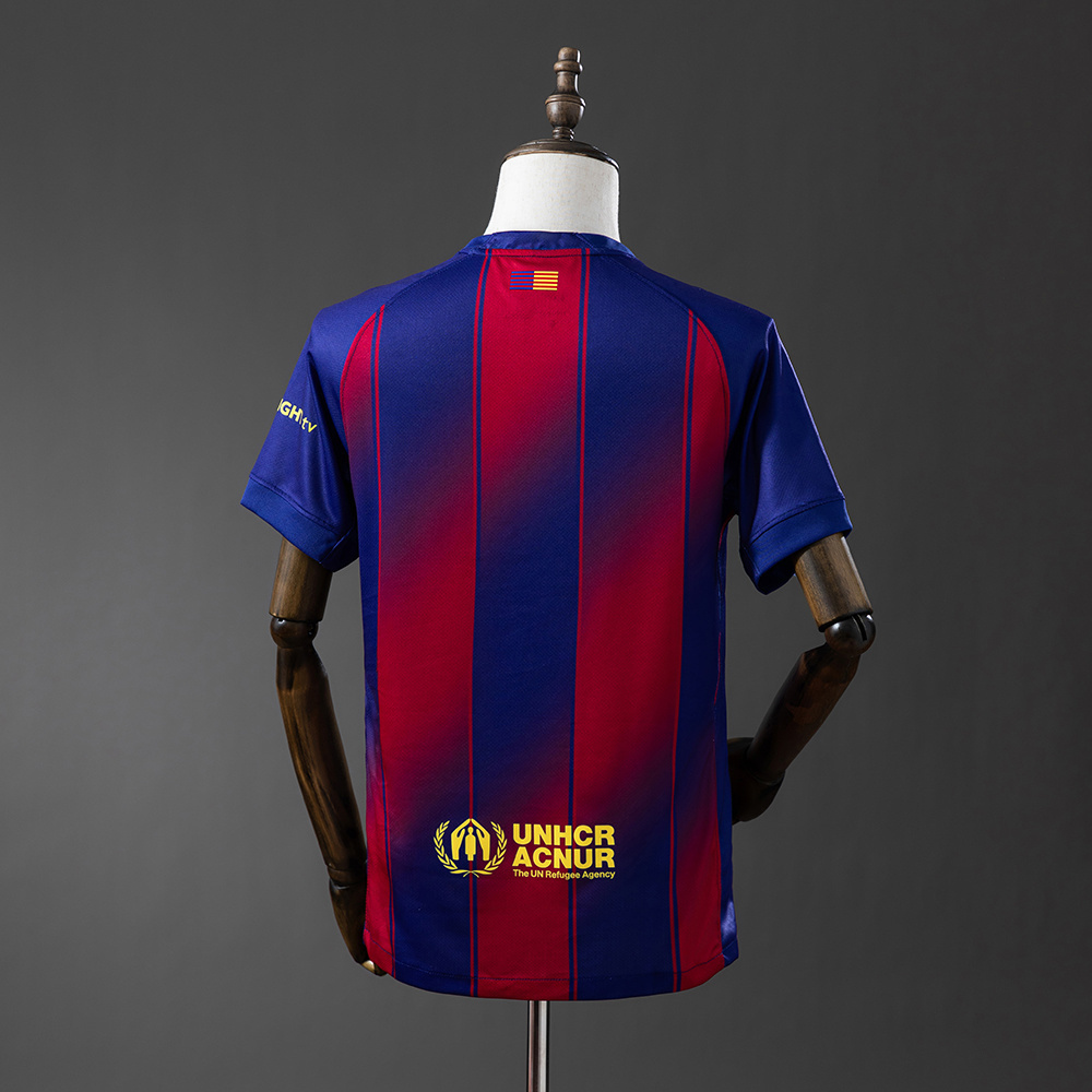 Barcelona 25/26 Home Jersey – Vintage Replica Football Soccer Shirt – Size S–4XL