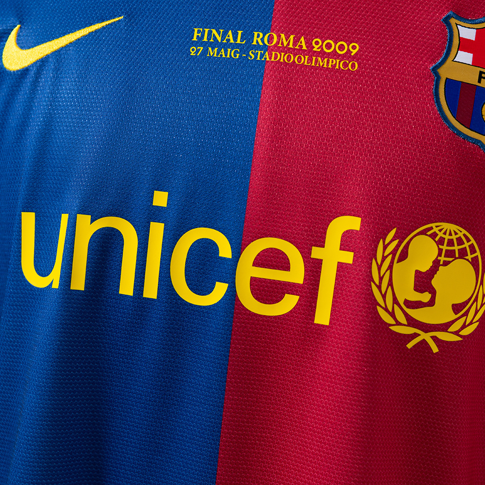 Barcelona 2008/09 Home Retro Jersey – Vintage Replica Football Soccer Shirt – Size S–XXL