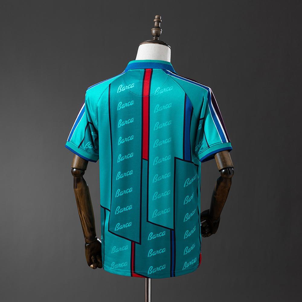 Barcelona 1995/97 Away Retro Jersey – Vintage Replica Football Soccer Shirt – Size S–4XL
